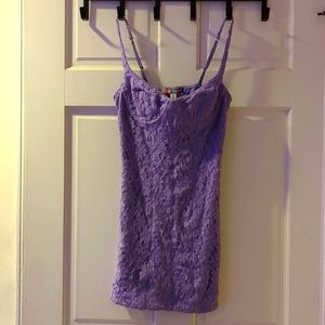 Urban outfitters purple lilac lace mini dress